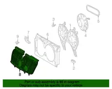 Решетка радиатора MB 210 503 01 01