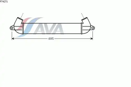Интеркулер AVA FT4271