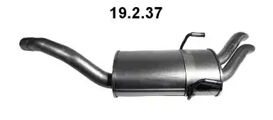 глушитель задняя часть Citr 19.2.37 EBERSPAECHER