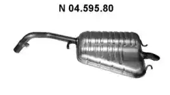 глушитель задняя часть Ford 04.595.80 EBERSPAECHER