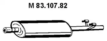 глушитель задняя часть MB 83.107.82 EBERSPAECHER