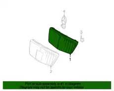 Решетка радиатора MB 211 880 17 83 9040