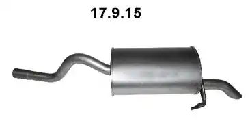 Глушитель RENAULT CLIO 1.2/1.4 00- 17.9.15 EBERSPAECHER