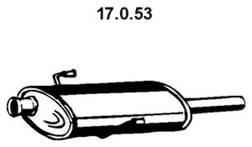 глушитель средняя часть Ren 17.0.53 EBERSPAECHER