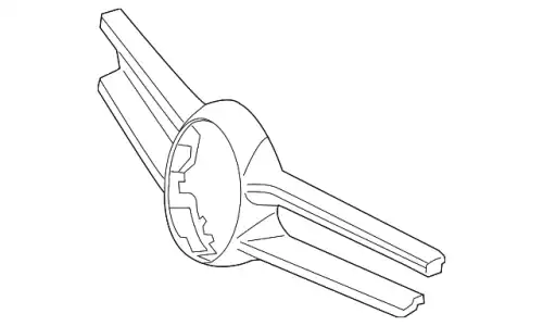 Решетка радиатора MB 212 885 06 22