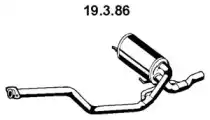 глушитель средняя часть Peug 19.3.86 EBERSPAECHER