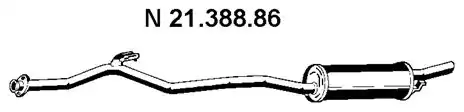 глушитель задняя часть BMW 21.388.86 EBERSPAECHER