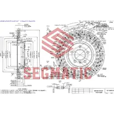 Тормозной диск SEGMATIC SBD30093345