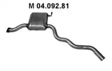 глушитель средняя часть Ford 04.092.81 EBERSPAECHER