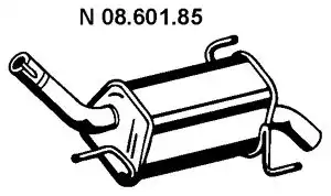 глушитель задняя часть Opel 08.601.85 EBERSPAECHER