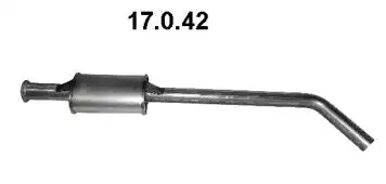 ГЛУШИТЕЛЬ ВЫХЛОПНЫХ ГАЗОВ -17.0.42 EBERSPAECHER