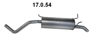 Глушитель MEGANE I 1.4i 17.0.54 EBERSPAECHER
