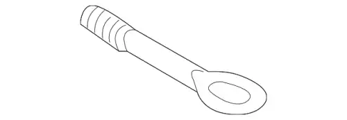 Крюк буксировочный MB 220 628 01 35