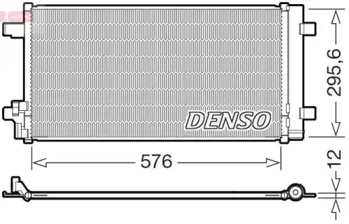 Конденсатор, кондиционер DCN32069 DENSO
