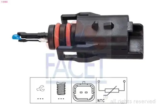 Датчик температуры автомобильный FACET 73392