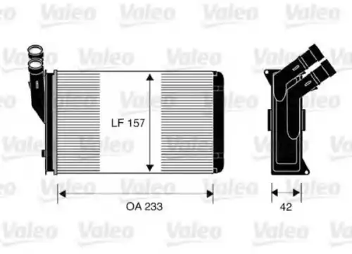 Радиатор печки VALEO 812044