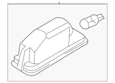LED LICENCE PLATE LIGHT 1K8943021D BENTLEY