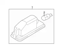 LED LICENCE PLATE LIGHT 1K8943021D BENTLEY