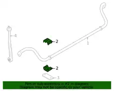 RUBBER BUSH 971411313K BENTLEY
