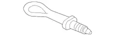 TOW HITCH 3D0803615 BENTLEY