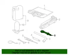 TOW HITCH 3D0803615 BENTLEY