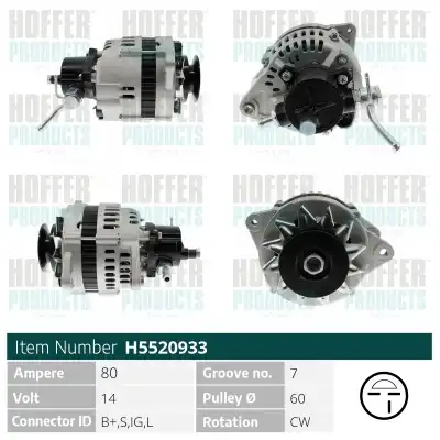 Генератор HOFFER H5520933