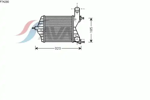Интеркулер AVA FT4280