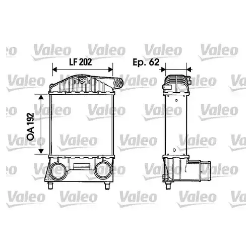 Интеркулер VALEO 817884