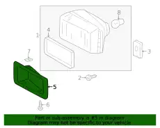  НАКЛАДКА ФАРЫ ПРОТИВОТУМАННОЙ 463 826 04 24 MB