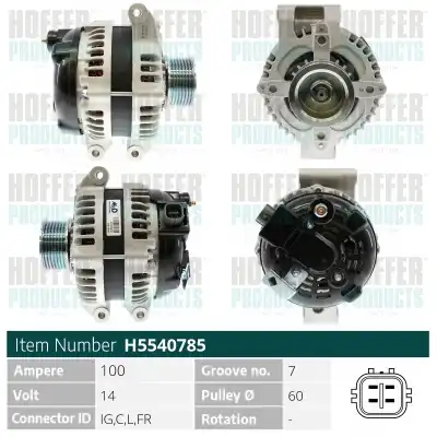 Генератор HOFFER H5540785