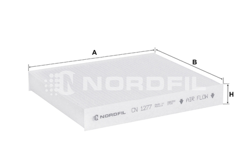 Салонный фильтр NORDFIL CN1277