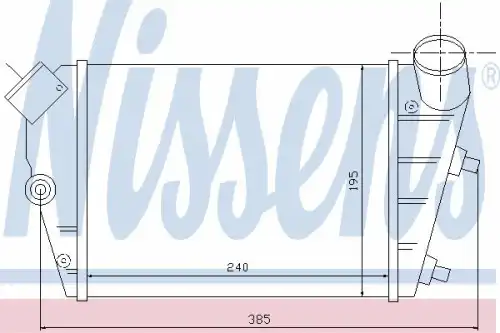 Интеркулер NISSENS 96705