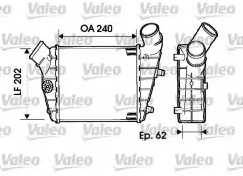 Интеркулер VALEO 817901
