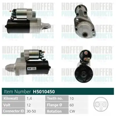 Стартер HOFFER H5010450