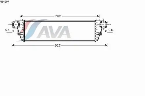 Интеркулер AVA MS4297