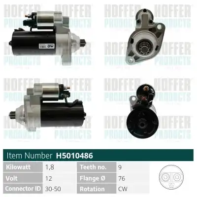 Стартер HOFFER H5010486