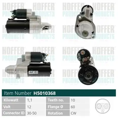 Стартер HOFFER H5010368