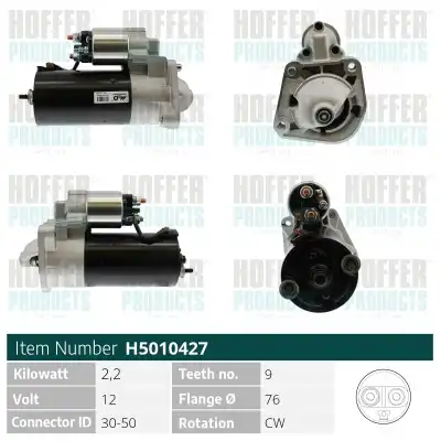 Стартер HOFFER H5010427