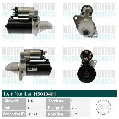 Стартер HOFFER H5010491
