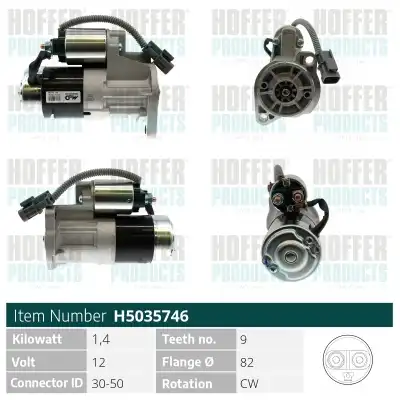 Стартер HOFFER H5035746