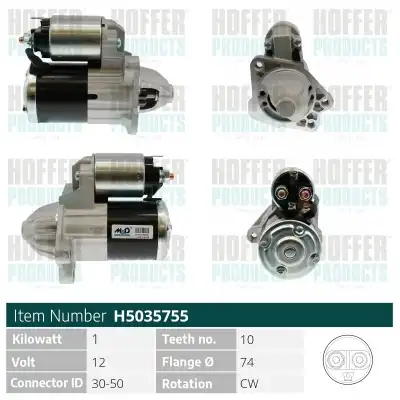 Стартер HOFFER H5035755