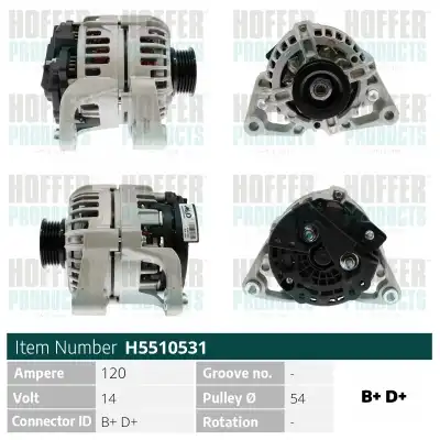 Генератор HOFFER H5510531