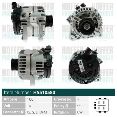 Генератор HOFFER H5510580