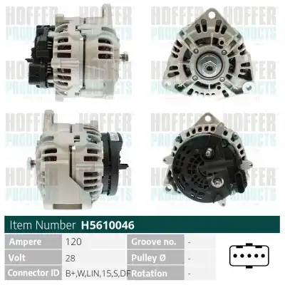 Генератор HOFFER H5610046