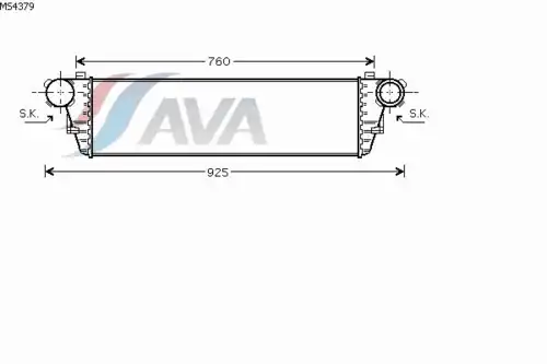 Интеркулер AVA MS4379