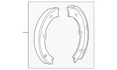 Тормозные колодки барабанные MB 906 420 03 20 28
