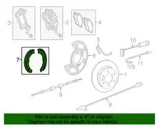 Тормозные колодки барабанные MB 906 420 03 20 28