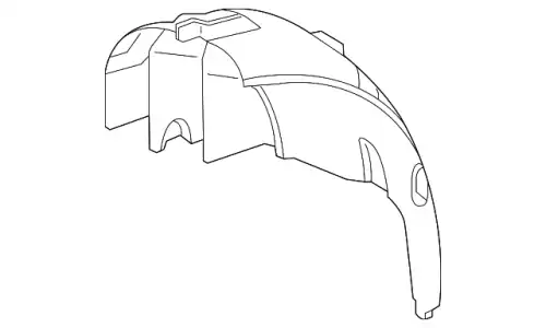 Подкрылок MB 906 684 12 77