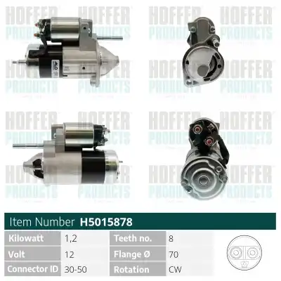 Стартер HOFFER H5015878