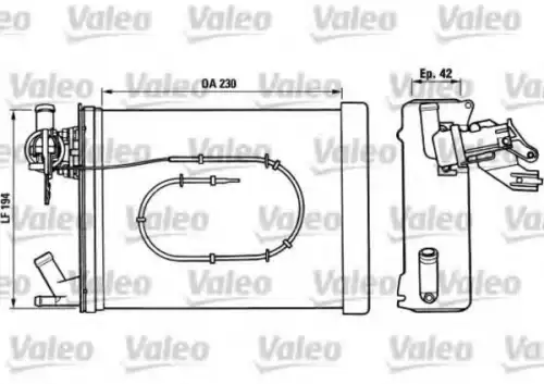 Радиатор печки VALEO 812023